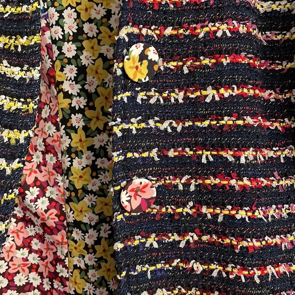 Cabi, multi color women’s coat. Size 6 - Picture 3 of 4